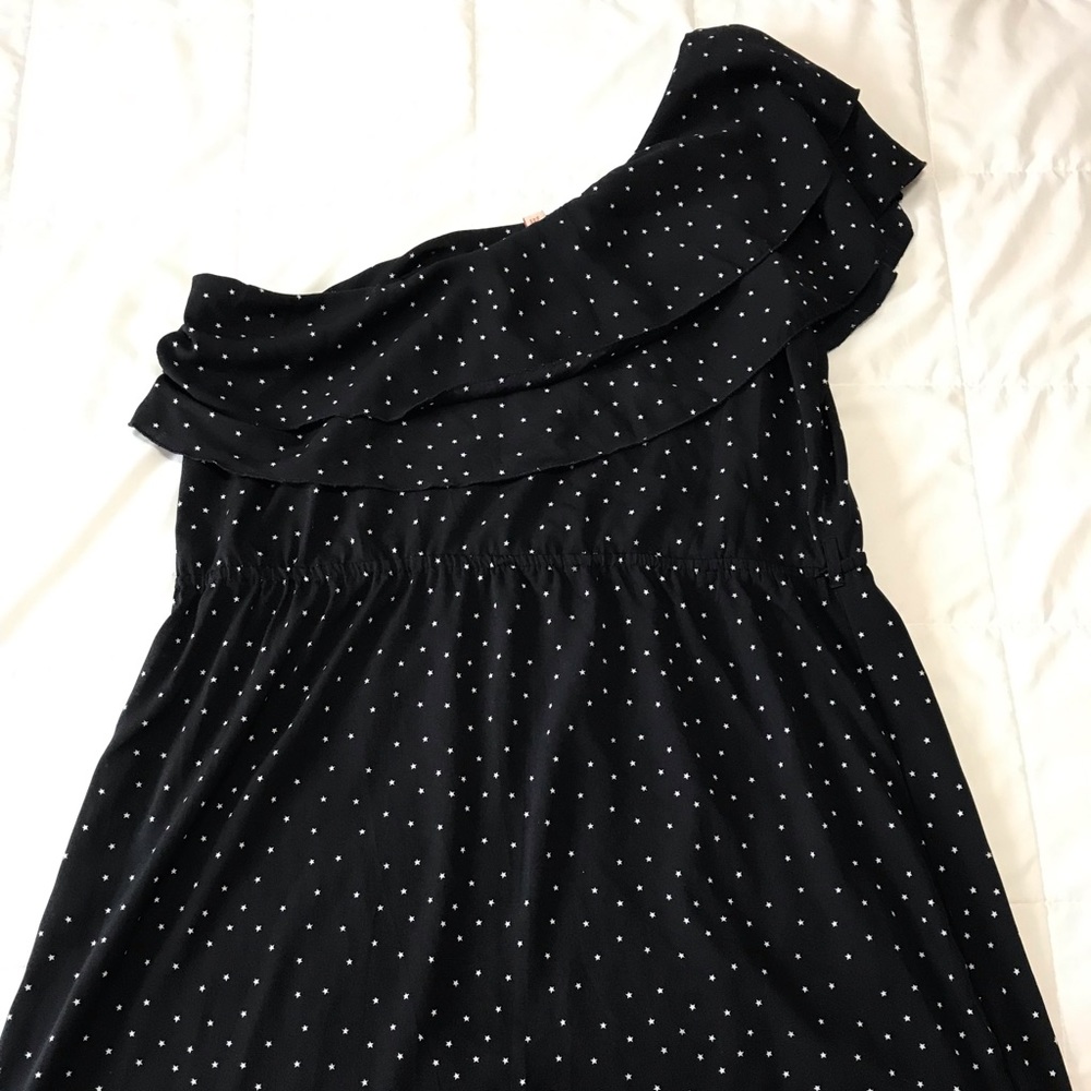 Indulge size XL dark blue and white stars dress